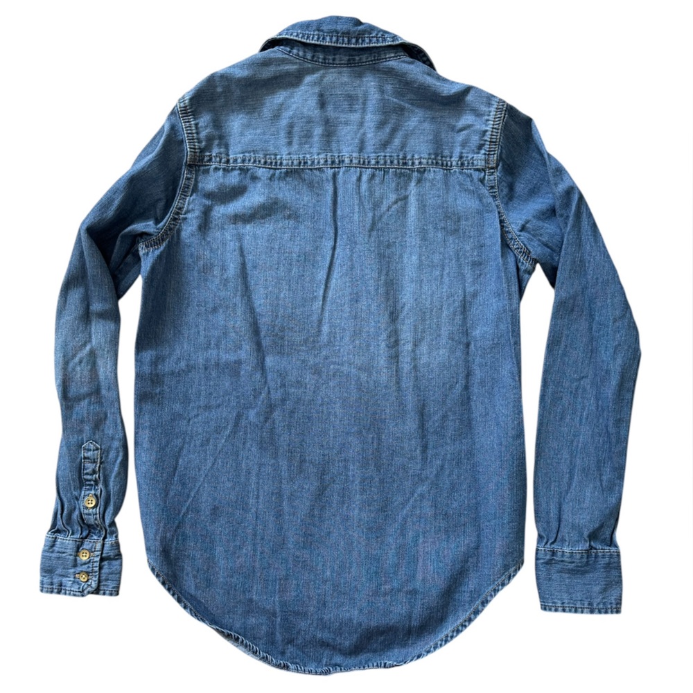Universal Thread Classic Denim Button Down Shirt - image 2